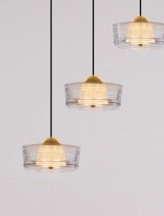 Lustre - Lustra Nova Luce KEROS 9695279 Sandy Gold Carbon Steel Aluminium & Acrylic LED 18W 1151lm 3000K IP20
