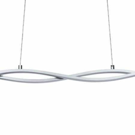 Lustră LASANA 2 96104, LED, 2X13W, 3000K, 1300 lm, IP20, oțel, aluminiu, crom, plastic, alb [1]