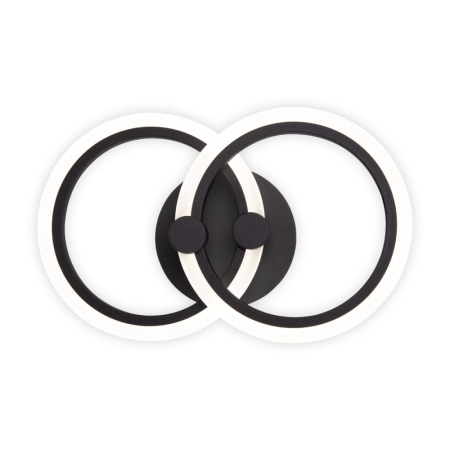 LUSTRA LED CIRCLE 35W CU 2 BRATE 3 CULORI CCT+IR 400mm x 100mm CERCURI [1]