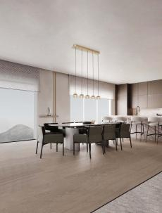 Lustra Nova Luce LICIO 9186961 Triac Dimmable Gold Metal & Blown Glass LED 16W 832lm 3000K IP20 [1]