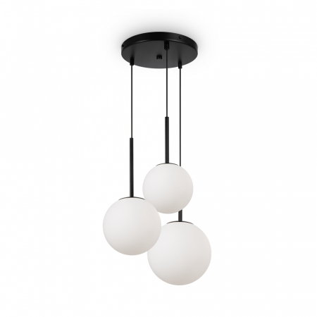 Lustre - Lustra Maytoni Basic form MOD321PL-03B E14 3x40W -  Metal Black IP20