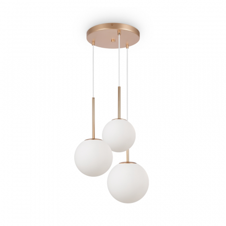 Lustre - Lustra Maytoni Basic form MOD321PL-03G1 E14 3x40W -  Metal Gold IP20