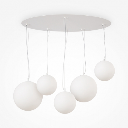 ILUMINAT - Lustra Maytoni Basic form MOD321PL-05W1 E14 5x40W -  Metal White IP20