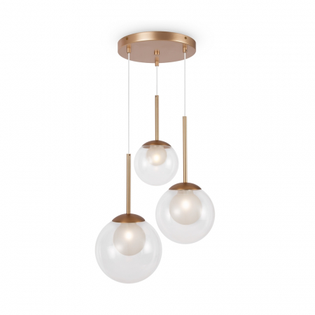 Lustre - Lustra Maytoni Basic form MOD521PL-03G G9 3x20W -  Metal Gold IP20