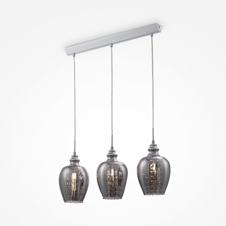 Lustre - Lustra Maytoni Blues MOD033-PL-03-N E14 3x40W -  Metal/Glass Nickel IP20
