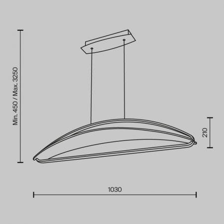 Lustra Maytoni Breeze MOD281PL-L34BS3K LED 34W 3000K 2040lm Aluminiu Brass IP20 [4]