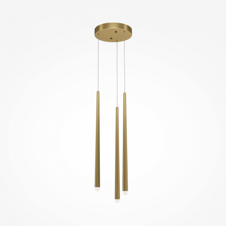 Lustre - Lustra Maytoni Cascade MOD132PL-L18BSK LED 19W 2600K-3500K 1500lm Aluminiu Brass IP20