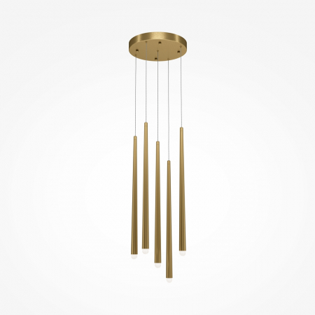 Lustre - Lustra Maytoni Cascade MOD132PL-L30BSK LED 31W 2600K-3500K 2250lm Aluminiu Brass IP20