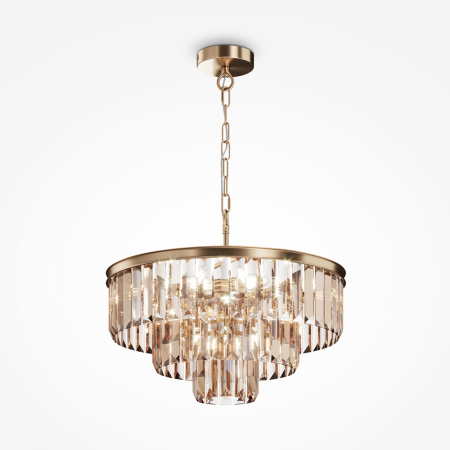 Lustre - Lustra Maytoni Classic Revero MOD085PL-07G E14 7x40W -  Metal/Glass Gold IP20