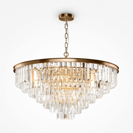 Lustre - Lustra Maytoni Classic Revero MOD085PL-16BS E14 16x40W -  Metal/Glass Brass IP20
