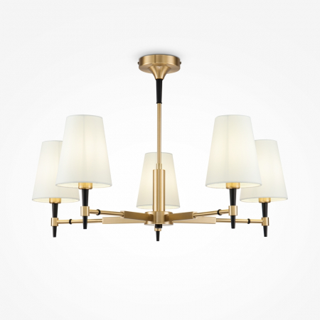 Lustre - Lustra Maytoni Classic Zaragoza H001CL-05BS E14 5x40W -  Metal Brass IP20