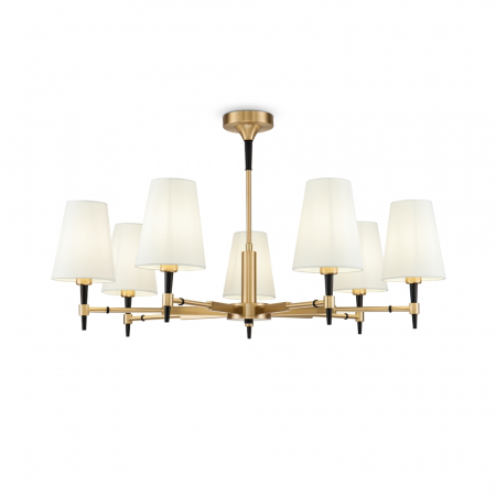 Lustre - Lustra Maytoni Classic Zaragoza H001CL-07BS E14 7x40W -  Metal Brass IP20