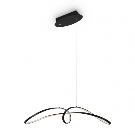 Lustra Maytoni Curve MOD156PL-L52B4K LED 42W 4000K 2800lm Aluminiu Black IP20 [3]