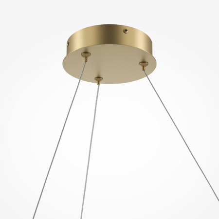 Lustra Maytoni Curve MOD242PL-L33BSK LED 31W 2600K-3500K 2100lm Aluminiu Brass IP20 [3]