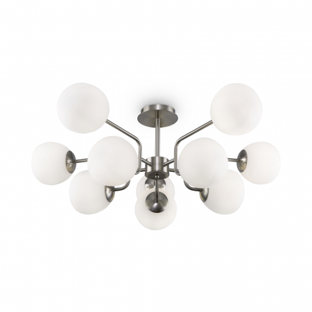 ILUMINAT - Lustra Maytoni Erich MOD221PL-10N E14 10x40W -  Metal Nickel IP20