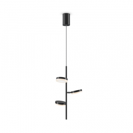 Lustra Maytoni Fad MOD070PL-L18B3K LED 18W 3000K 1100lm Metal Black IP20 [2]