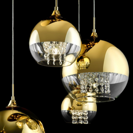 Lustra Maytoni Fermi P140-PL-170-5-G E27 5x60W -  Metal Gold IP20 [2]