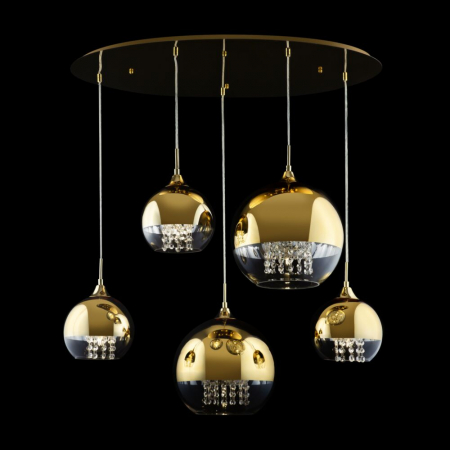 Lustra Maytoni Fermi P140-PL-170-5-G E27 5x60W -  Metal Gold IP20 [3]