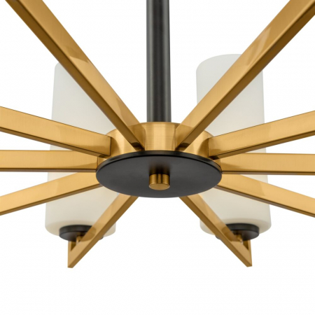 Lustra Maytoni Fortano MOD089PL-10BS E27 10x40W -  Metal Black/Brass IP20 [2]