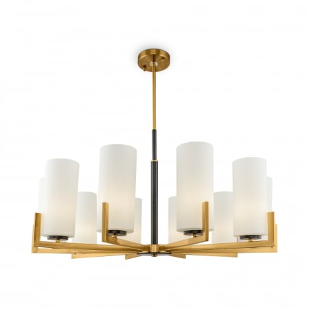 Lustre - Lustra Maytoni Fortano MOD089PL-10BS E27 10x40W -  Metal Black/Brass IP20