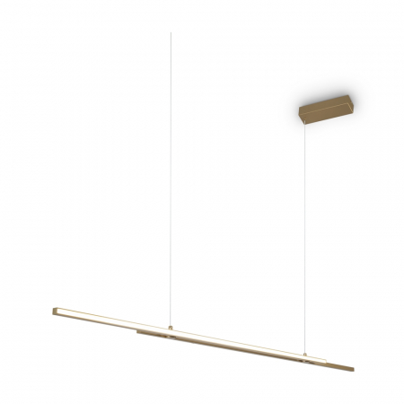 Lustra Maytoni Halo MOD005PL-L48BSK LED 48W 2600K-3500K 2200lm Aluminiu Brass IP20 [1]