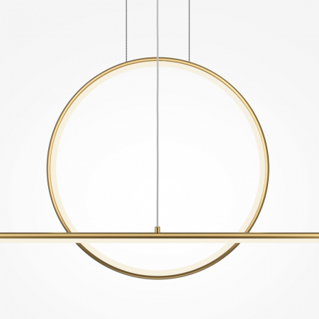 Lustra Maytoni Halo MOD247PL-L49BSK LED 40W 2600K-3500K 1500lm Aluminiu Brass IP20 [2]