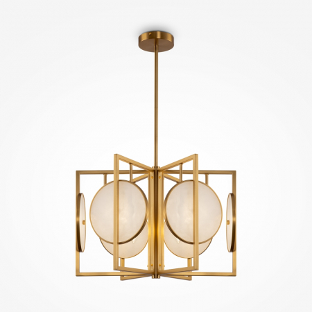 Lustre - Lustra Maytoni Marmo MOD099PL-06G E14 1x40W -  Metal Gold IP20