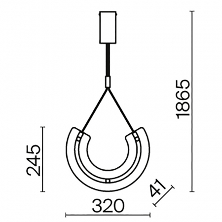 Lustra Maytoni Maya P091PL-L18G3K LED 10W 3000K 350lm Aluminiu Gold IP20 [4]