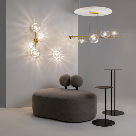 Lustra Maytoni Miracle MOD207PL-05BS G9 5x28W -  Metal/Glass Brass IP20 [3]