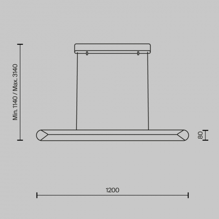 Lustra Maytoni Motion MOD276PL-L40W3K LED 40W 3000K 2500lm Aluminiu White IP20 [4]