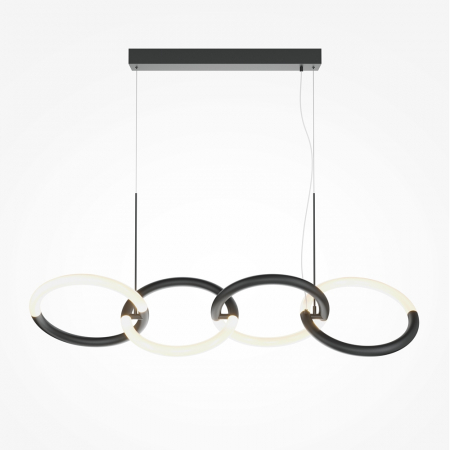 Lustre - Lustra Maytoni Node MOD165PL-L40B3K LED 40W 3000K 2600lm Metal Black/White IP20