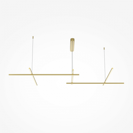 ILUMINAT - Lustra Maytoni Radiance MOD278PL-L86G3K1 LED 80W 3000K 1900lm Aluminiu Gold IP20