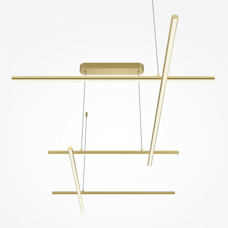 Lustra Maytoni Radiance MOD278PL-L86G3K1 LED 80W 3000K 1900lm Aluminiu Gold IP20 [2]
