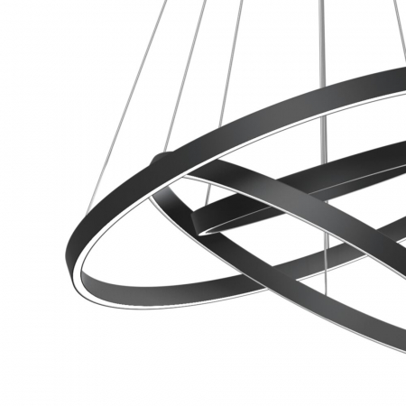 Lustra Maytoni Rim MOD058PL-L100B4K LED 115W 4000K 6100lm Aluminiu Black IP20 [1]