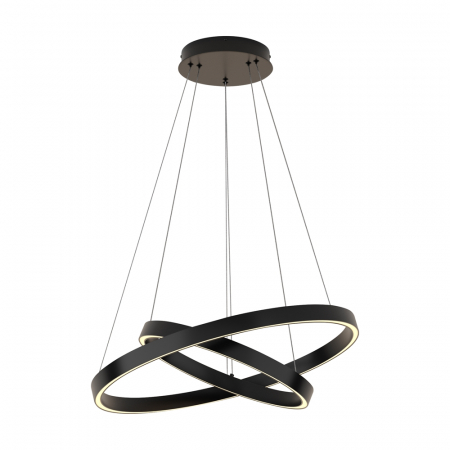 Lustre - Lustra Maytoni Rim MOD058PL-L55B3K LED 61W 3000K 3500lm Aluminiu Black IP20