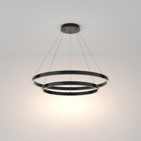 Lustra Maytoni Rim MOD058PL-L74B4K LED 88W 4000K 5200lm Aluminiu Black IP20 [2]