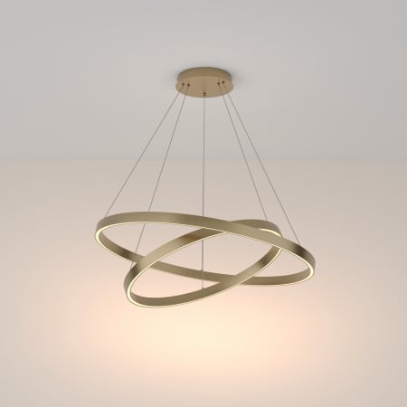 Lustra Maytoni Rim MOD058PL-L74BS3K LED 88W 3000K 5200lm Aluminiu Brass IP20 [1]