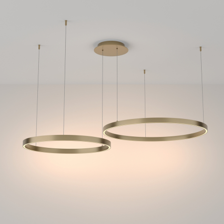 Lustra Maytoni Rim MOD058PL-L74BS3K LED 88W 3000K 5200lm Aluminiu Brass IP20 [2]