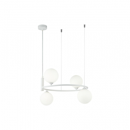 Lustra Maytoni Ring MOD013PL-04W G9 4x25W -  Metal/Glass White IP20 [1]