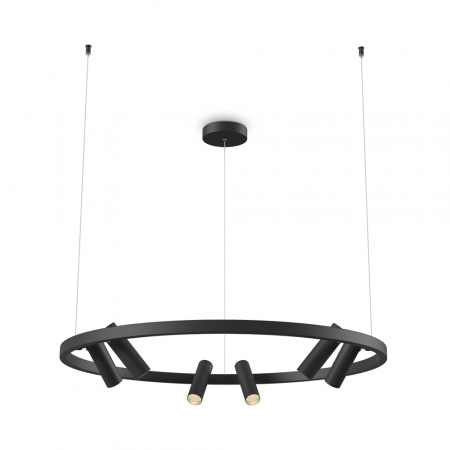 Lustra Maytoni Satellite MOD102PL-L42B LED 40W 3000K-4000K 4000lm Aluminiu Black IP20 [1]