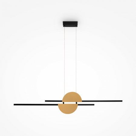 Lustre - Lustra Maytoni Skyline MOD179PL-L26BS4K LED 26W 4000K 800lm Aluminiu Black/Gold IP20