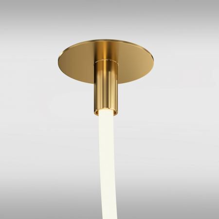 Lustra Maytoni Tau MOD146PL-L40G3K LED 40W 3000K 2200lm Aluminiu Gold IP20 [3]