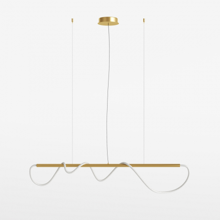 Lustra Maytoni Tau MOD166PL-L30G3K LED 30W 3000K 1250lm Aluminiu Gold IP20 [1]