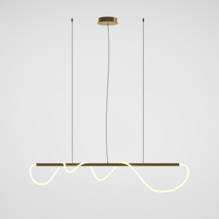 ILUMINAT - Lustra Maytoni Tau MOD166PL-L30G3K LED 30W 3000K 1250lm Aluminiu Gold IP20