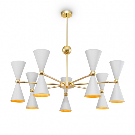 Lustra Maytoni Vesper MOD108PL-14WG E14 14x40W -  Metal White/Gold IP20 [1]