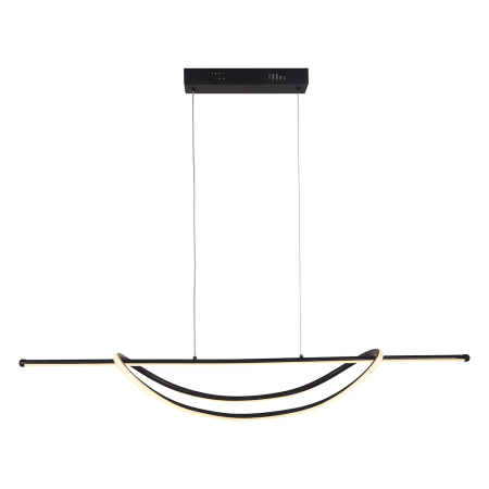 Moderne - Lustra Milagro Ambar LED 35W 1600Lm 4000K 230V Black Metal & Plastic IP20