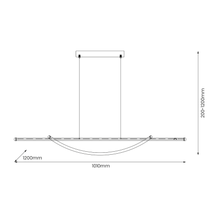Lustra Milagro Ambar LED 35W 1600Lm 4000K 230V Black Metal & Plastic IP20 [4]