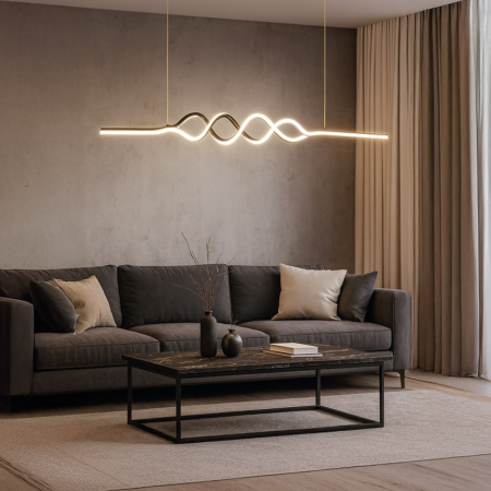 Lustra Milagro Ancona LED 36W 2200lm 4000K 230V Black Metal & Plastic IP20 [2]