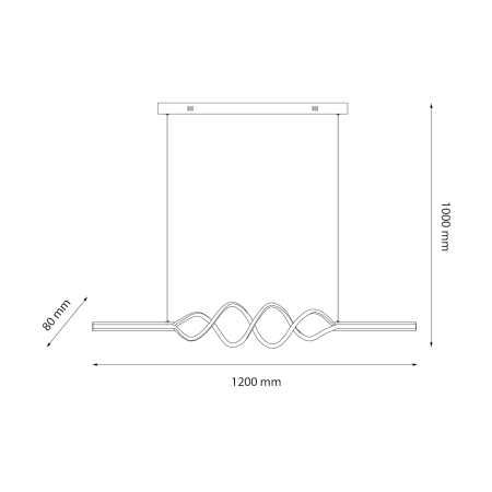 Lustra Milagro Ancona LED 36W 2200lm 4000K 230V Black Metal & Plastic IP20 [3]