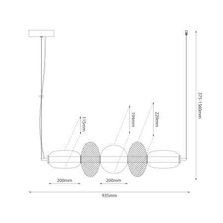 Lustra Milagro Arame LED 32W 3534lm 3000K 230V Black Metal & Sticla IP20 [4]